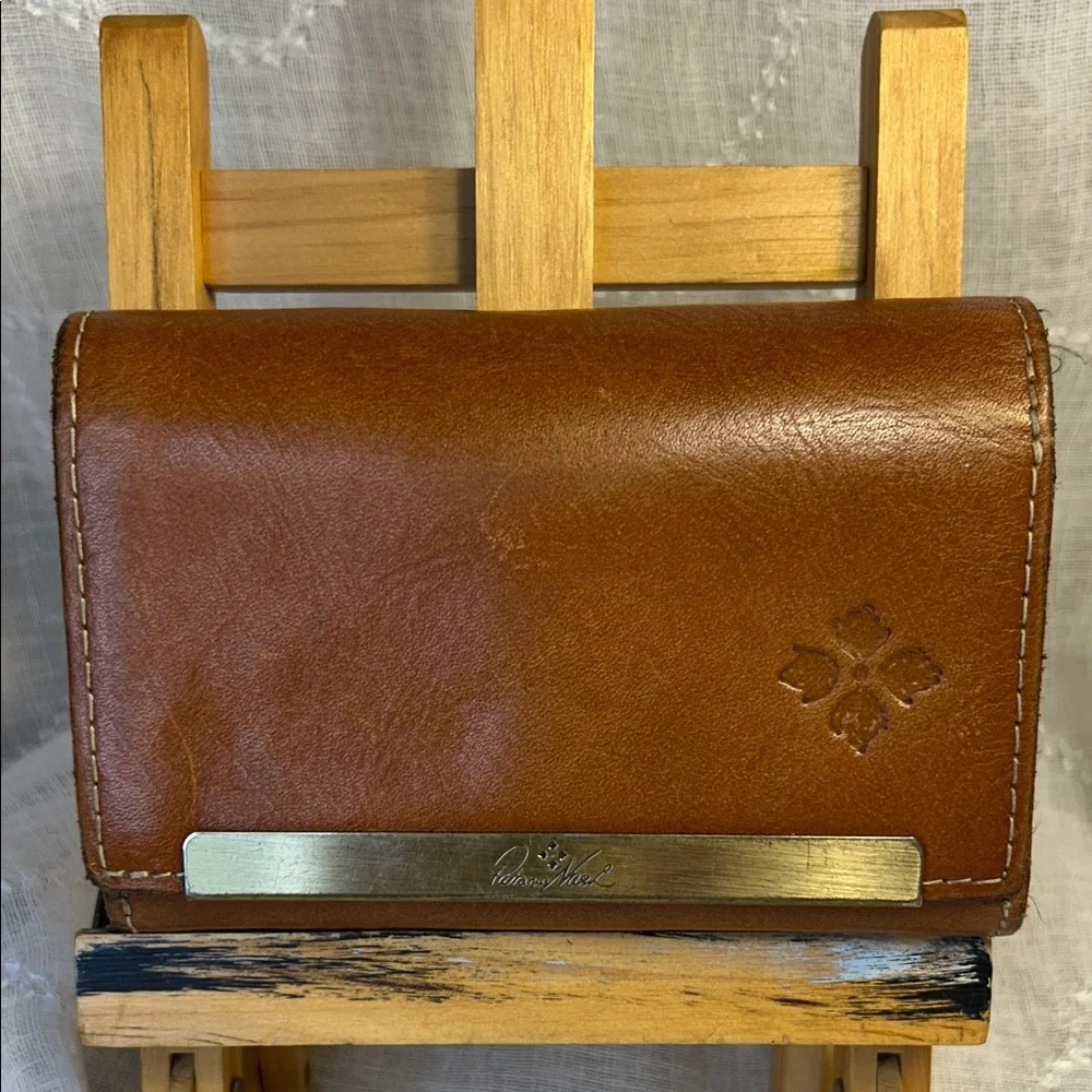 Patricia Nash leather vintage large wallet